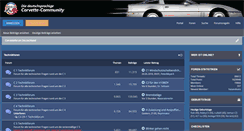 Desktop Screenshot of corvetteforum.de